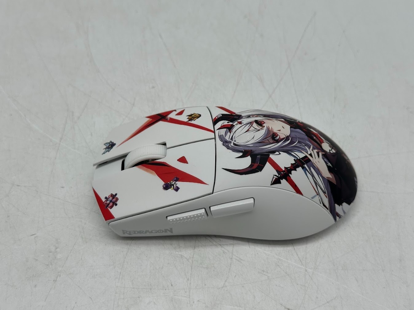 Redragon MCM916H Ultra Light Wireless Gaming Mouse (White) – Redragon Anime