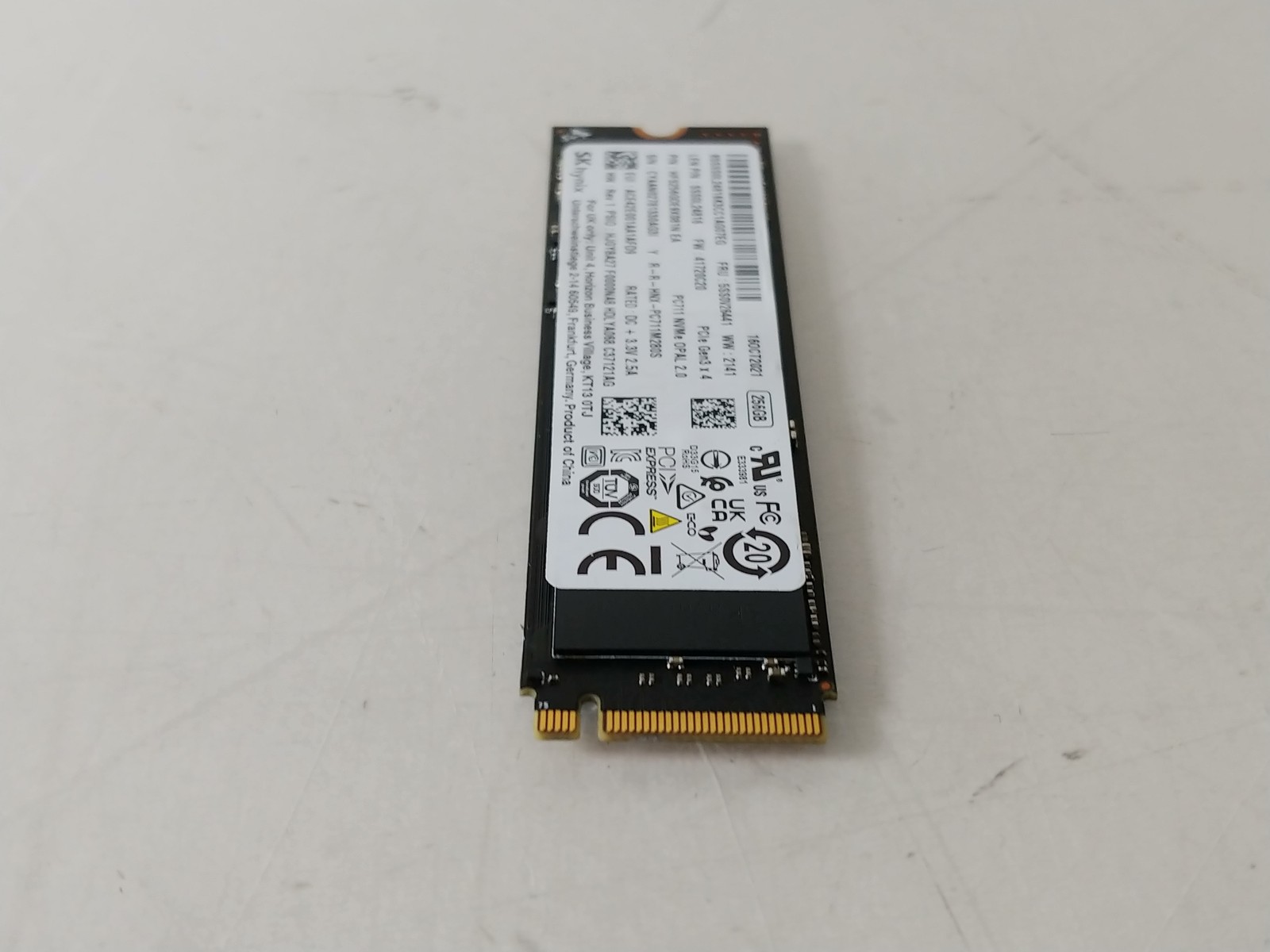 SK Hynix PC711 HFS256GDE9X081N 256 GB NVMe 80mm SSD