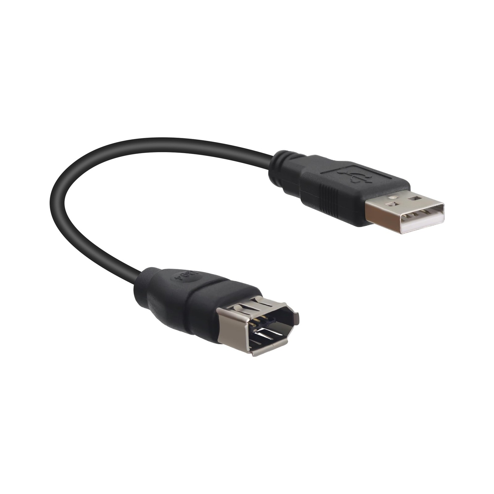 RIIEYOCA 20cm USB 2.0 Type A Male to IEEE 1394 Firewire 6Pin Female Data Adap…