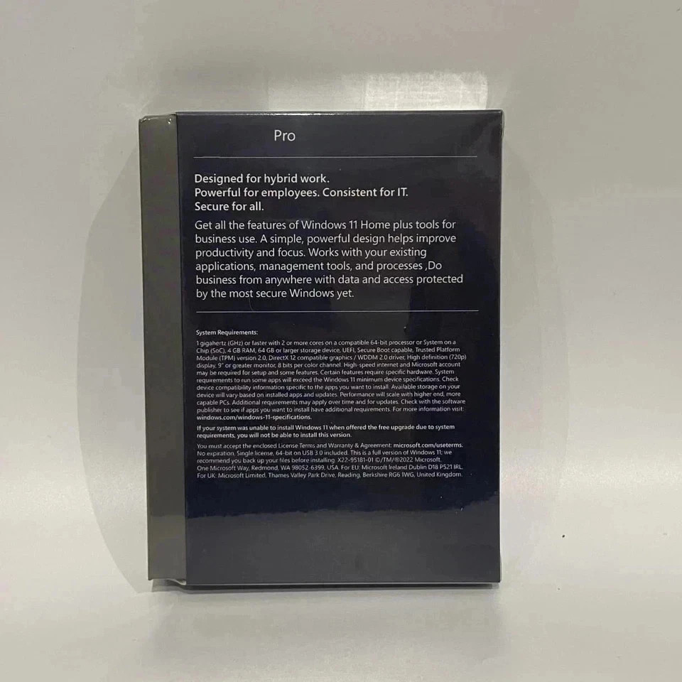 Microsoft Windows 11 Pro 64-Bit USB Flash Drive (HAV-00162)