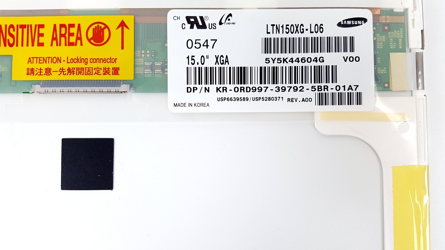 Samsung 15.0″ 1024×768 30pin Laptop Matte W Invertor LCD Screen LTN150XG-L06
