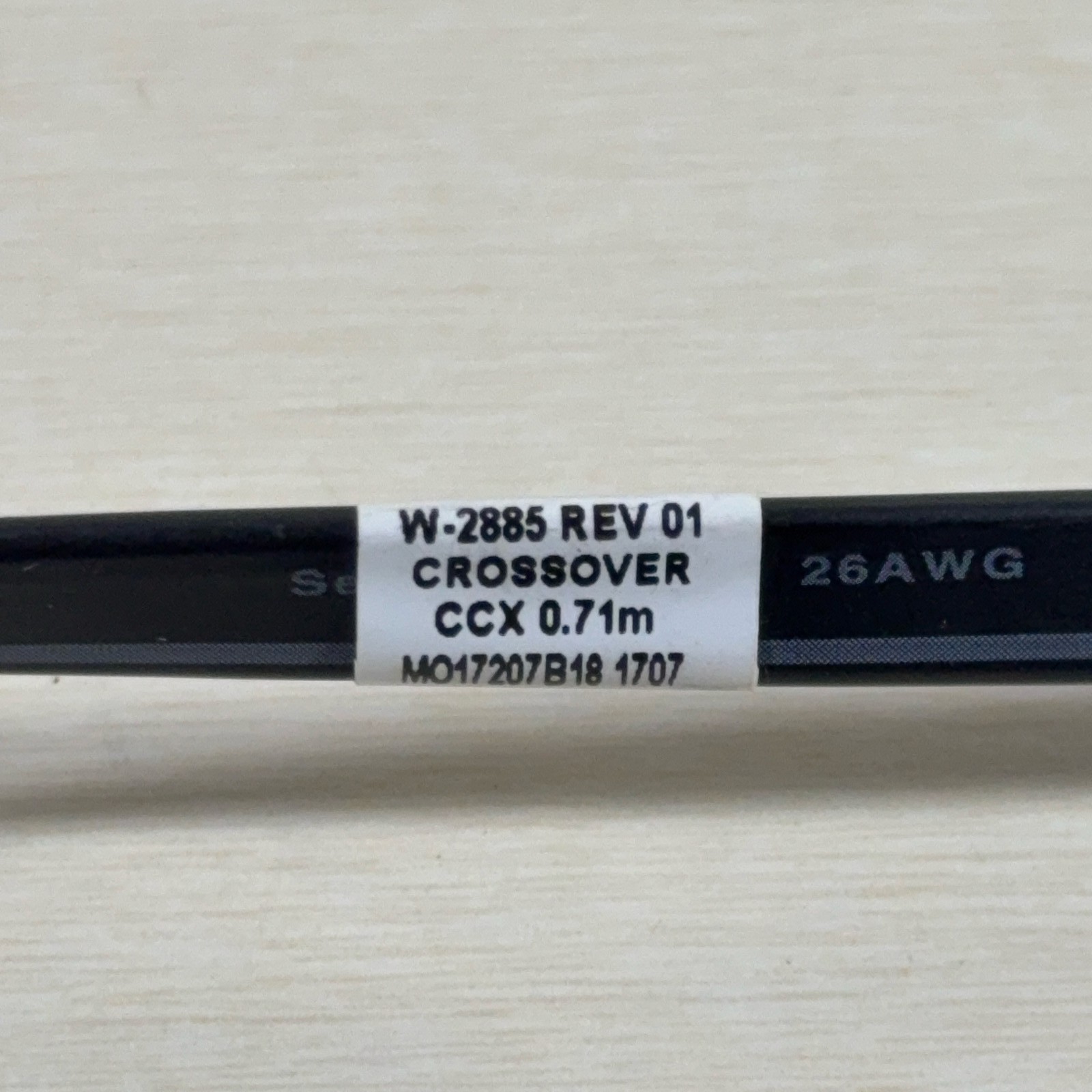 Daktronics W-2885 Crossover CCX Cable Sata 28″ 0.71m MO17207B18