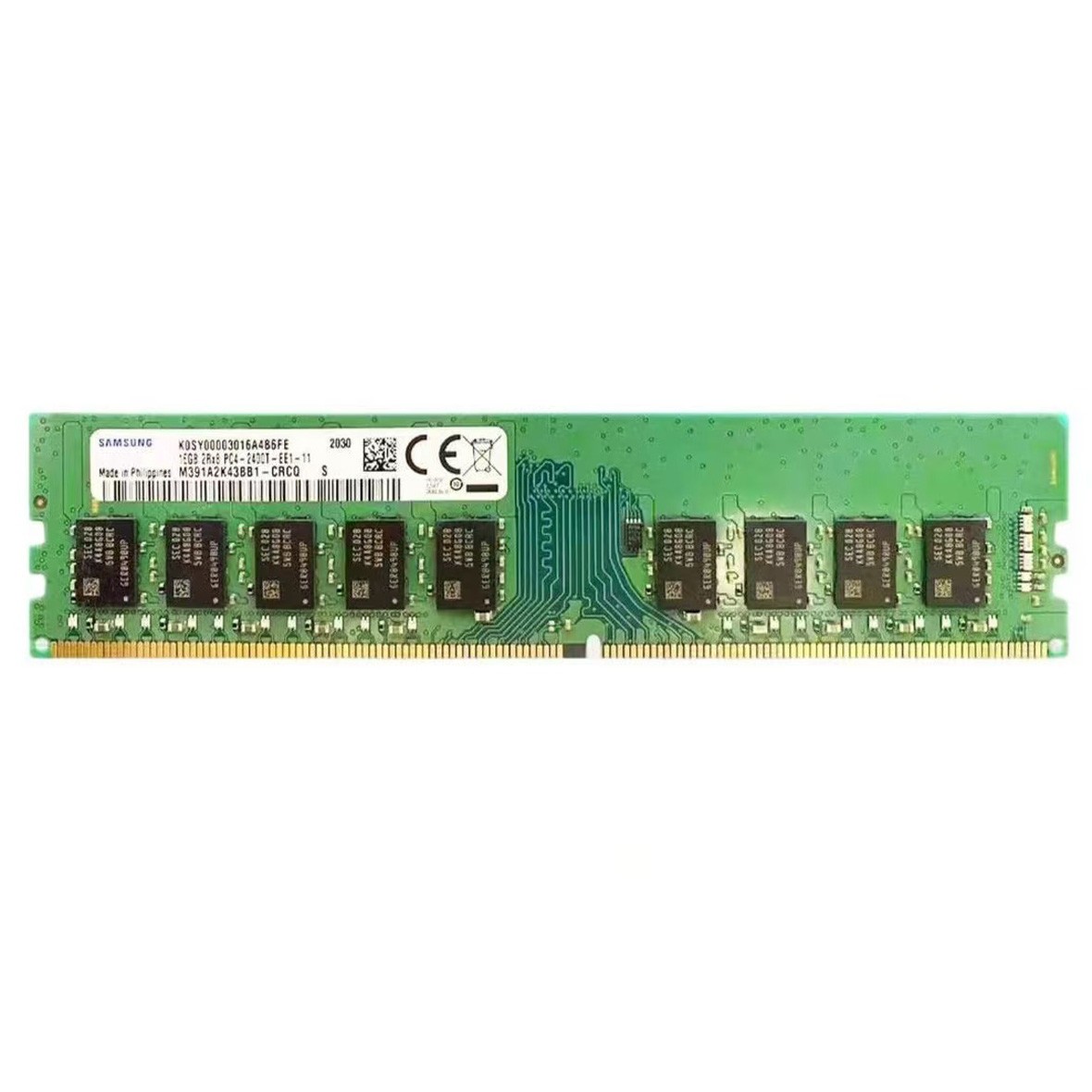 Samsung 16GB 2400MHz DDR4 PC4-19200 2RX8 ECC EUDIMM Memory Ram M391A2K43BB1-CRC