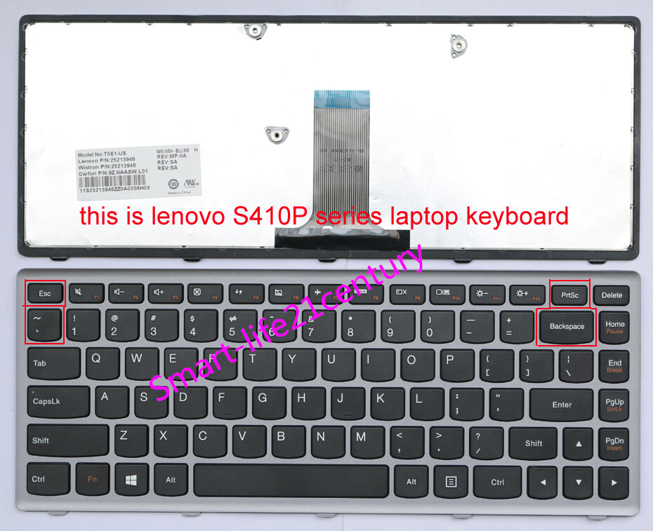 New for Lenovo Z410 G400s G405s G410s S410P S410p-IFI US Keyboard—unfit S410