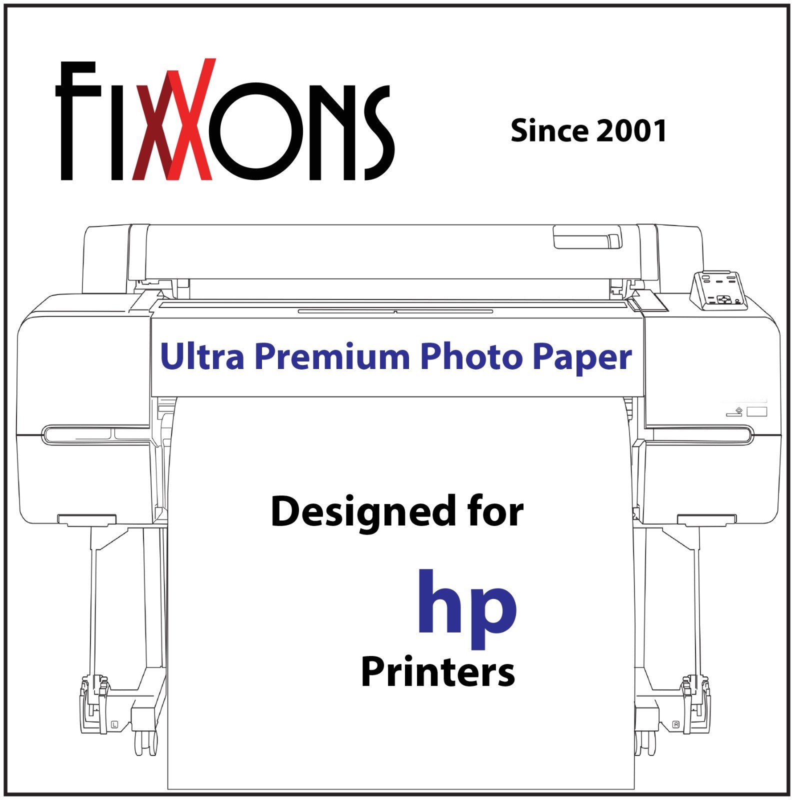 Ultra Premium Glossy Inkjet Photo Paper for Hp 44″ x 100′ Roll