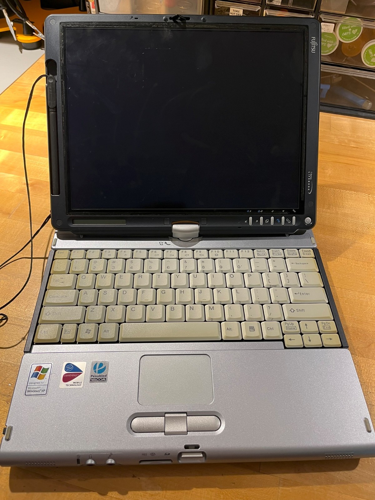 Fujitsu Lifebook T4010 Pentium M 1.8GHz 512MB *NO HDD/OS/CHARGER* Boots to BIOS