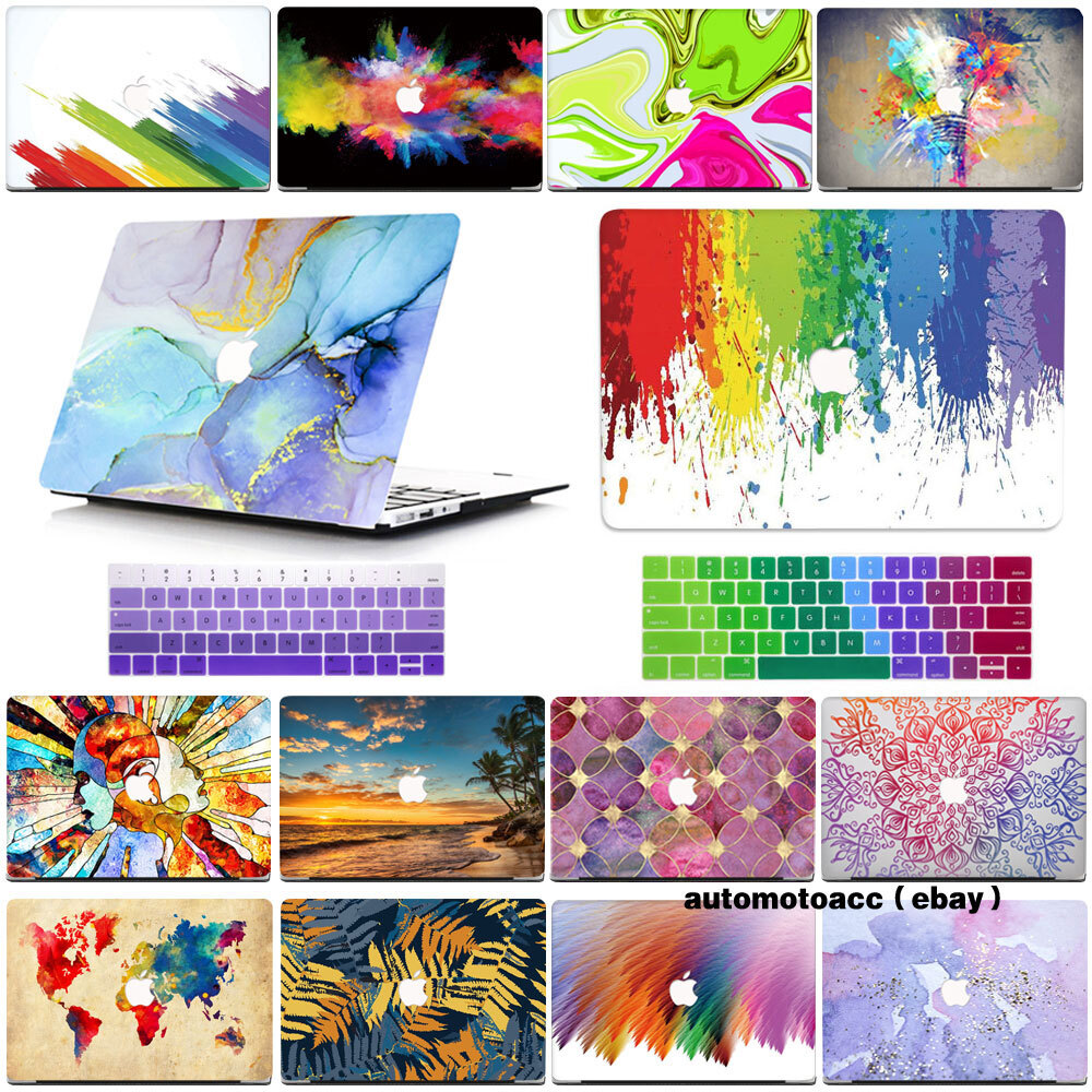 Colorful Patterned Case Cover For Apple Macbook Air 15 inch A2941 M2 CPU 2023