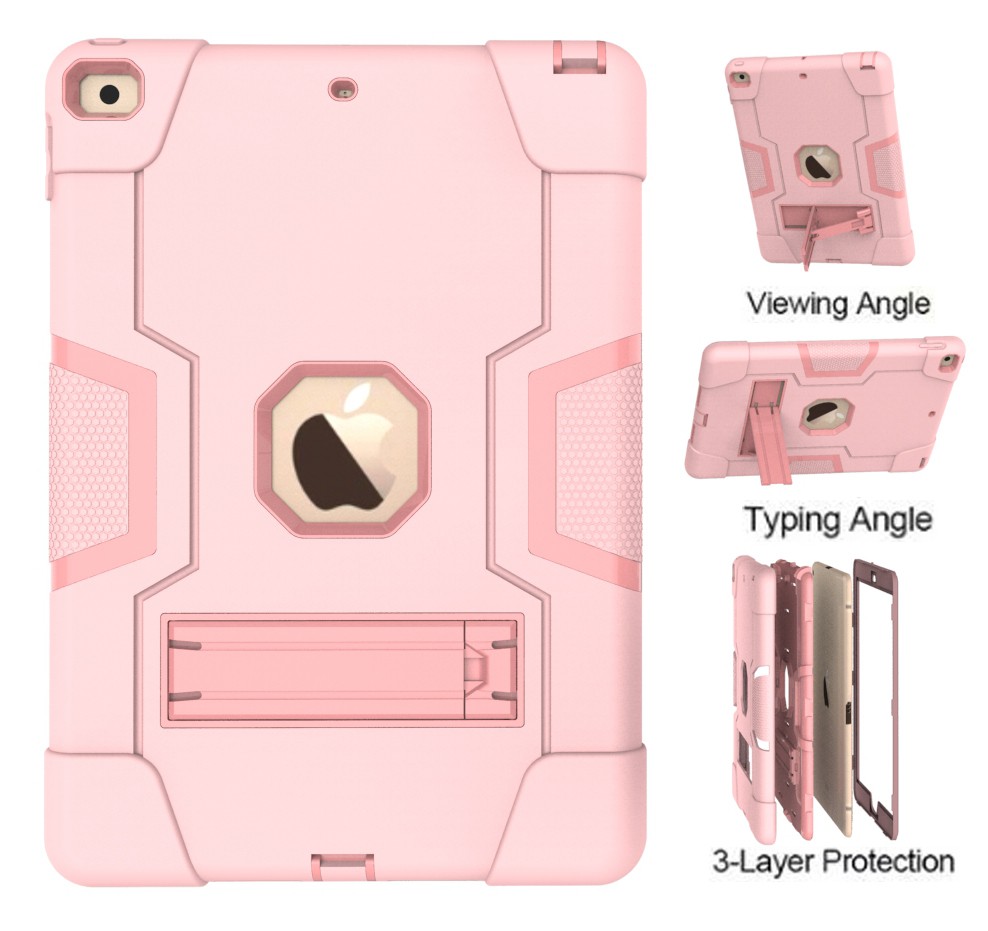For iPad 3rd 4th 5th 6th 7th 8th 9th Gen Shockproof Heavy Duty Case Stand Cover