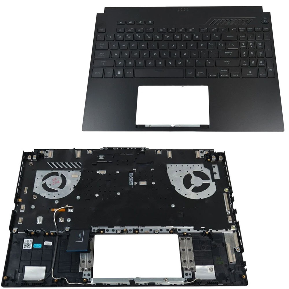 For ASUS TUF Gaming FA617NS FA617NT FA617XS FA617XT Palmrest Backlit Keyboard