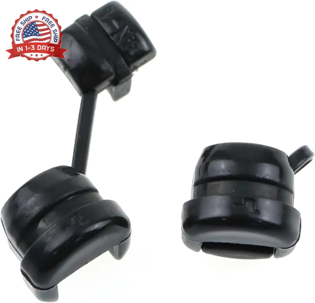Electric Cable Protection Cord Buckle LUORNG 12PCS Black Round Nylon Strain Reli
