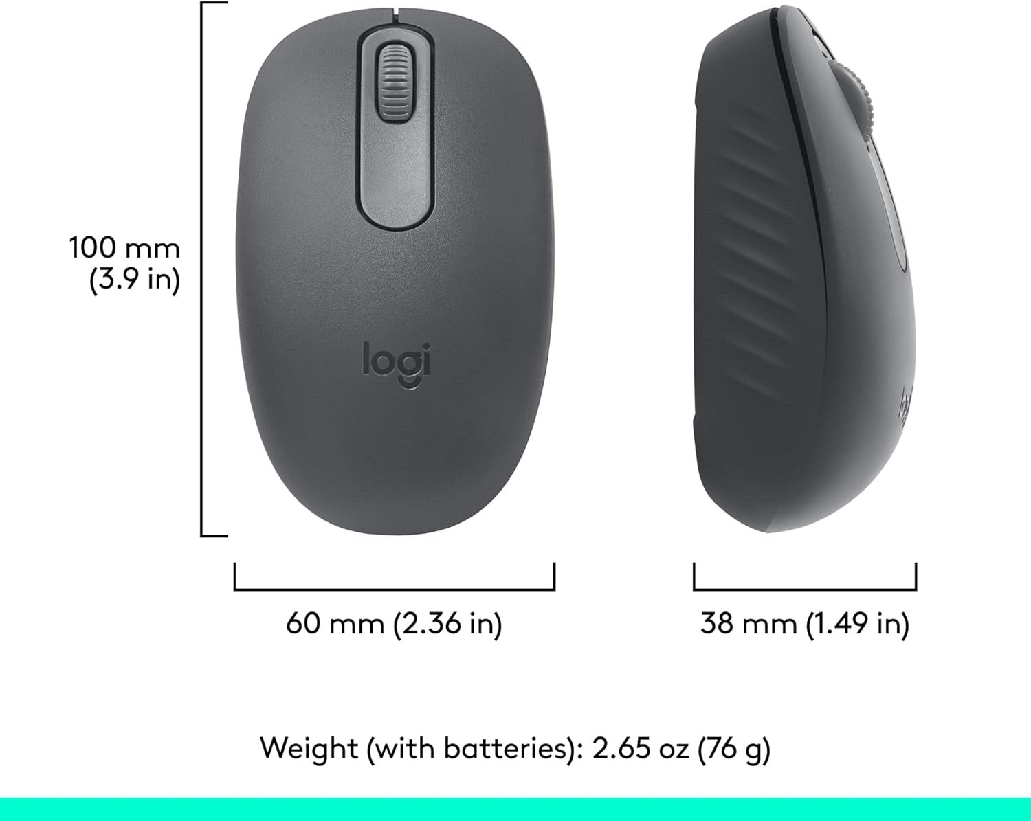 NEW Logitech M196 Bluetooth Wireless Mouse Compact and Portable Mouse
