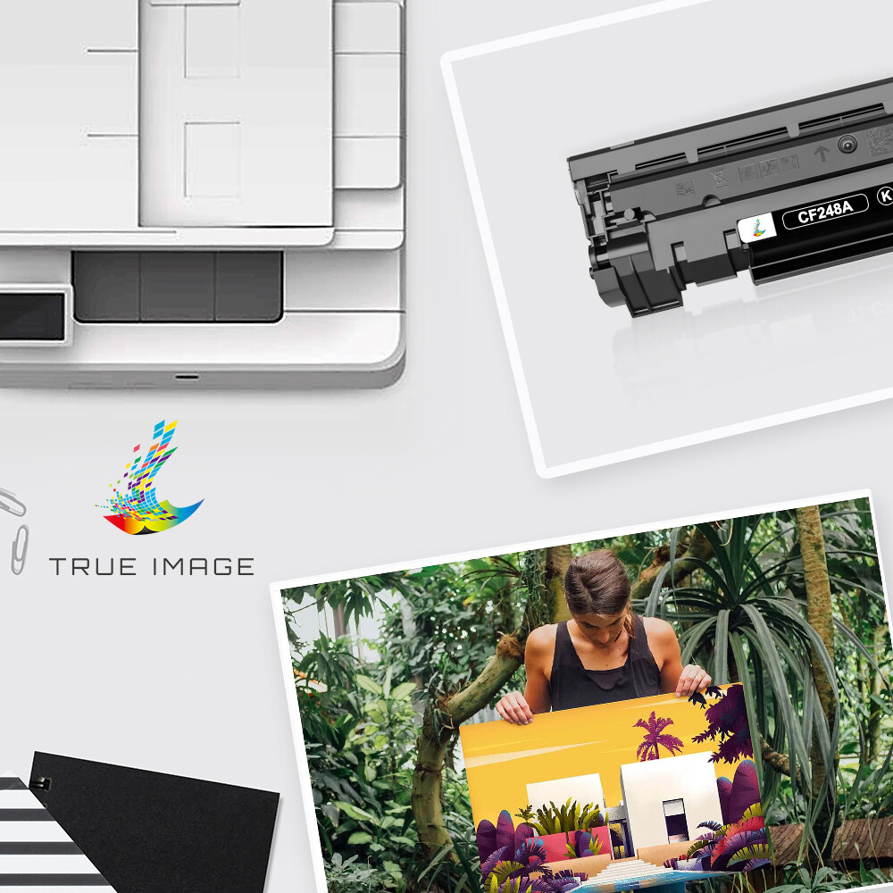 2x Toner Compatible With HP 48A CF248A LaserJet Pro M16a M15w MFP M28a M28w M29a