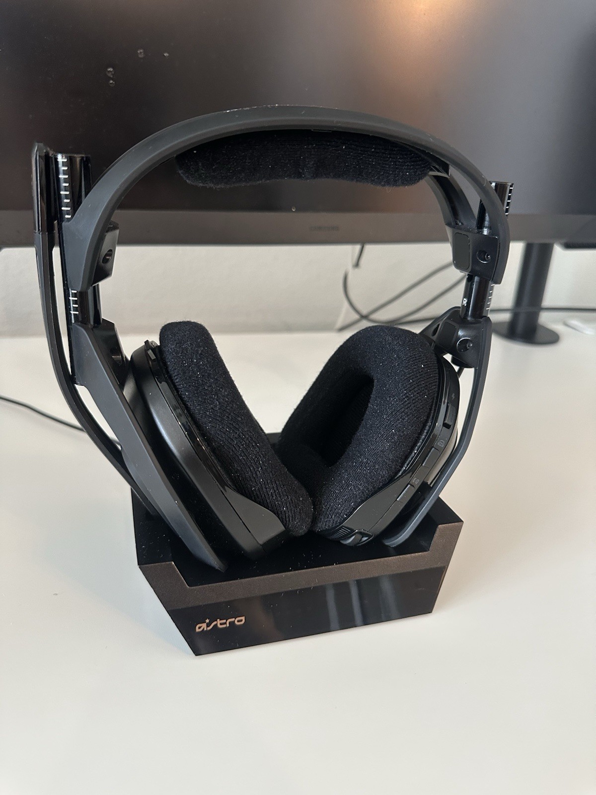 Astro A50 Gen 4 Wireless Over-Ear Headset w/ Base Station & Boom Mic, Black
