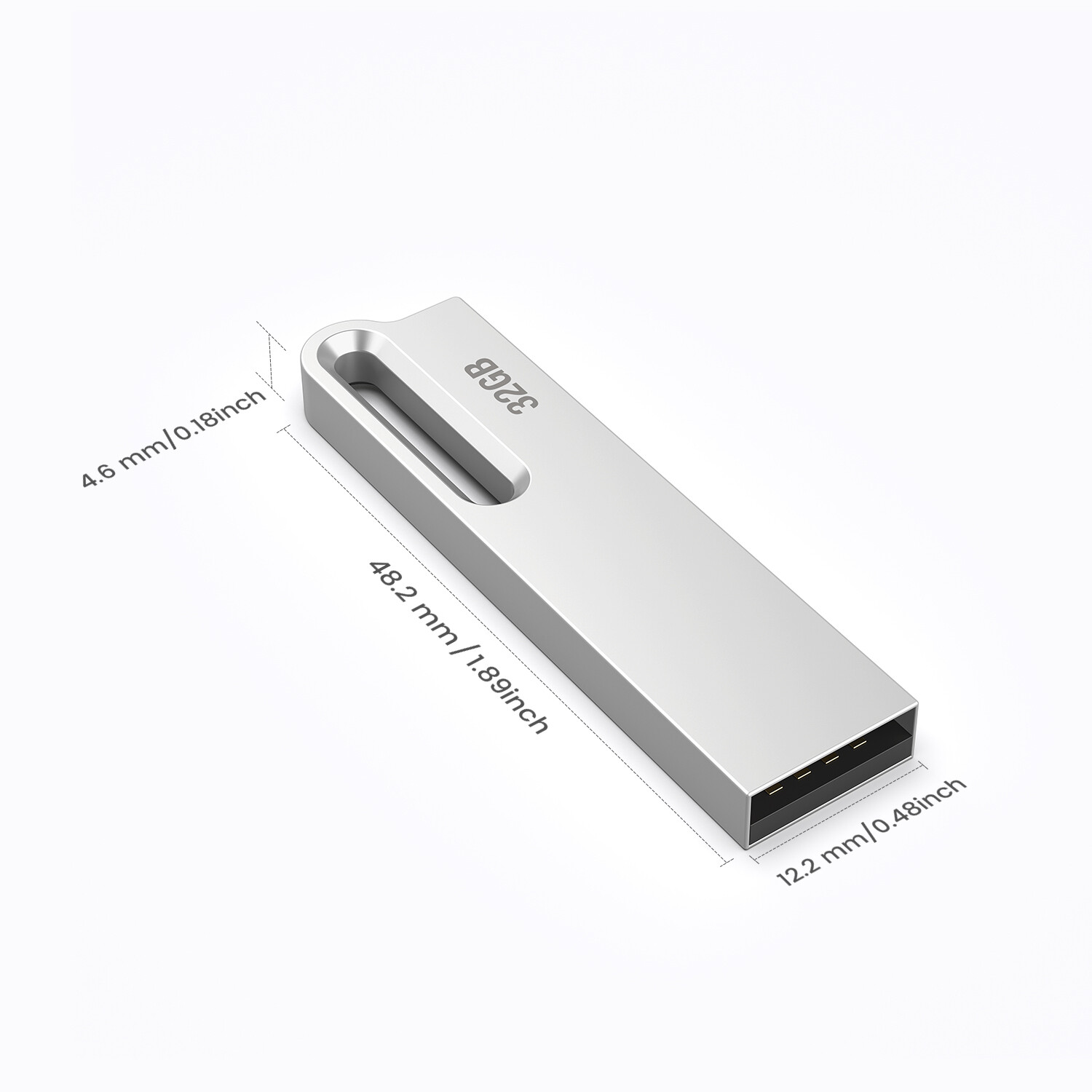 1/5/10PCS USB 2.0 32GB 64GB Metal USB Flash Drive Memory Stick For PC Laptop Lot