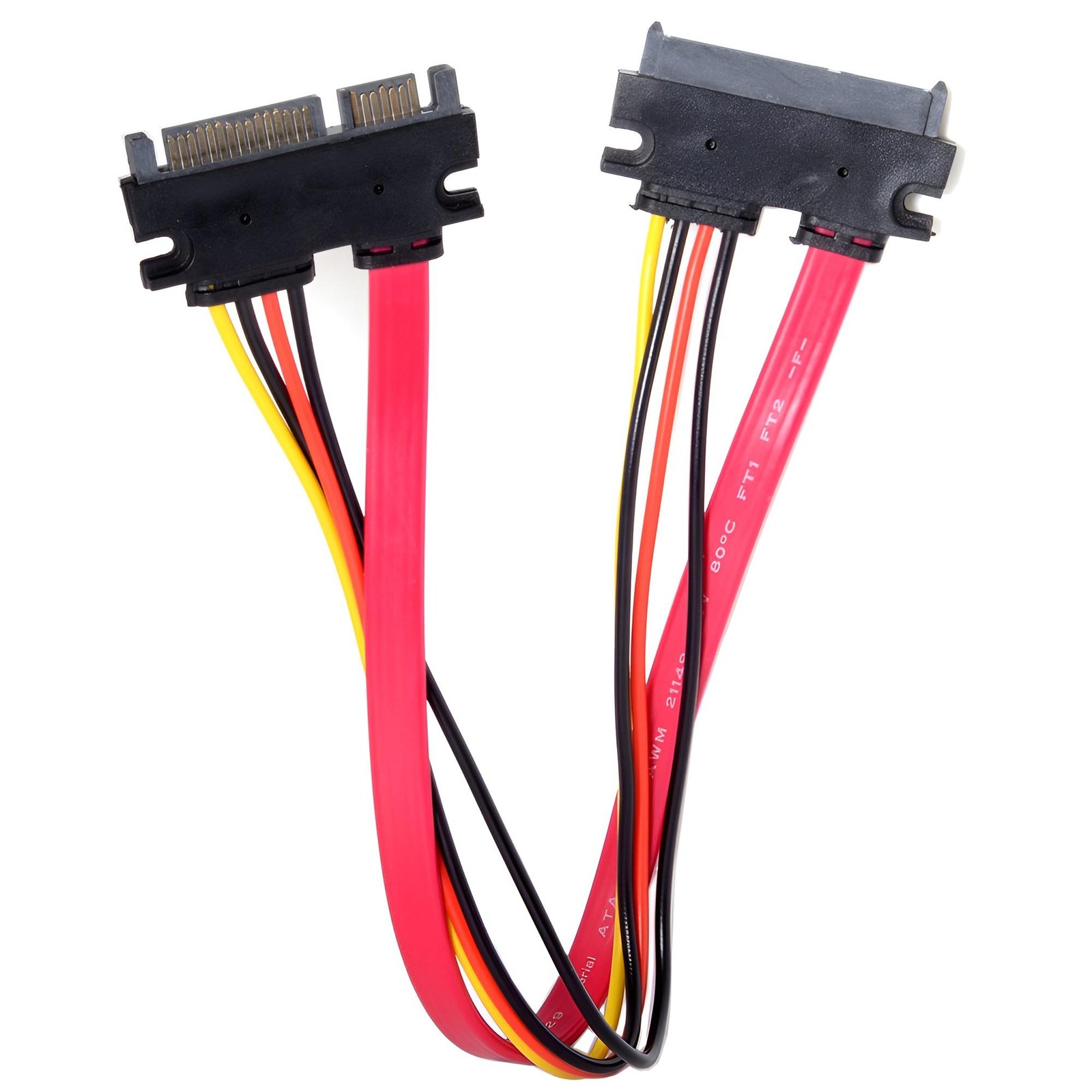 15+7 Pin SATA HDD Extension Cable Data & Power Male to Female