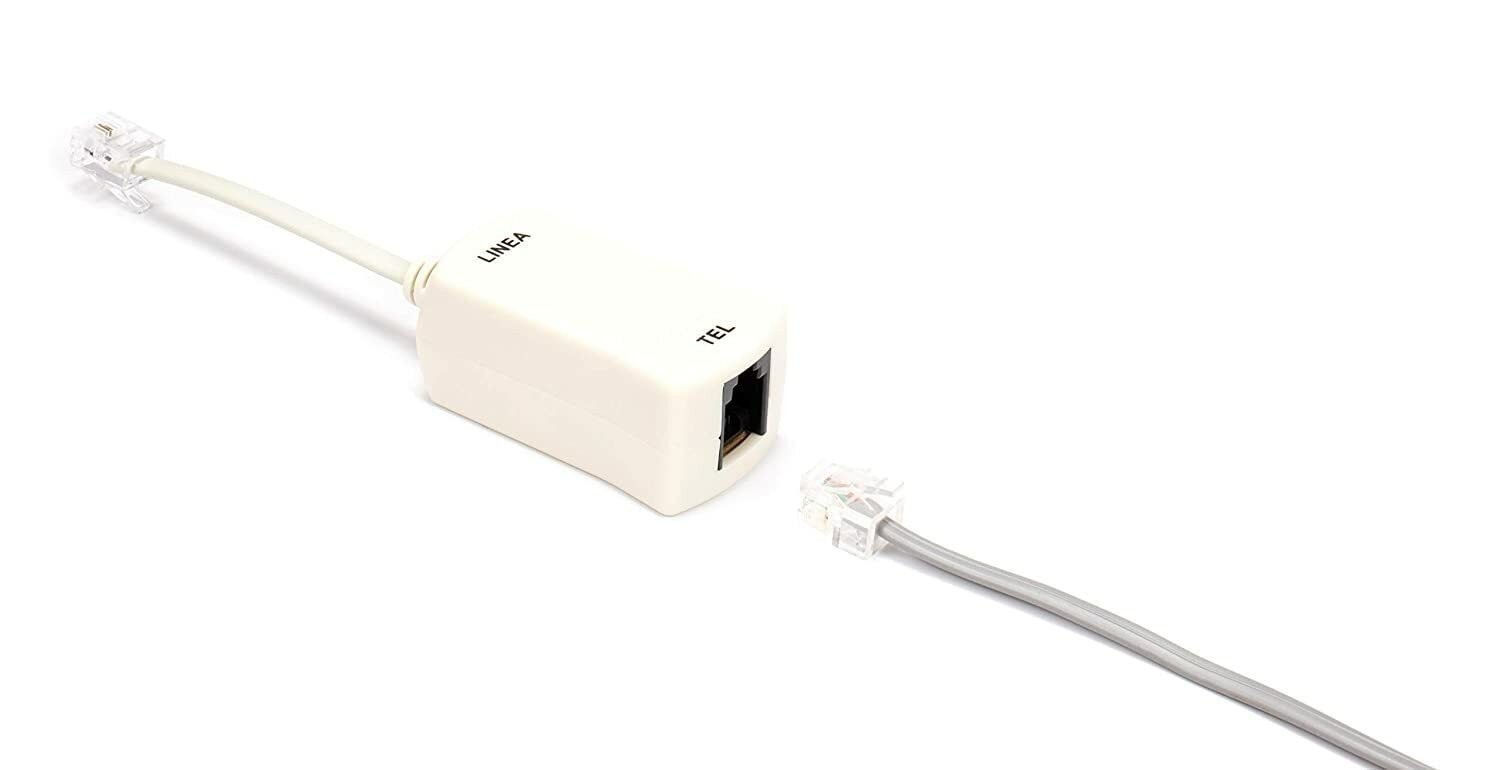 DSL Phone Line Filter | 5 Pack | Ivory | Reduce Digital Noise Caused By DSL Line