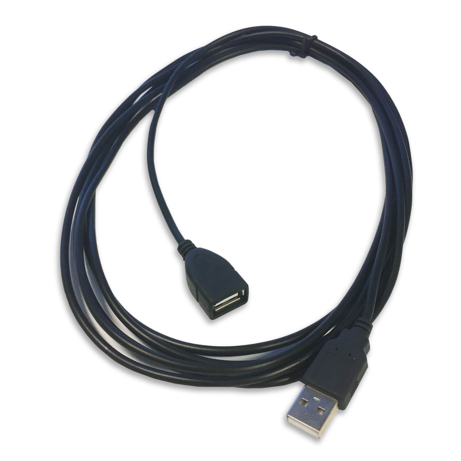 USB 2.0 Type A Male/Female 10 Foot Extension Cable Power & Data Lot of 10