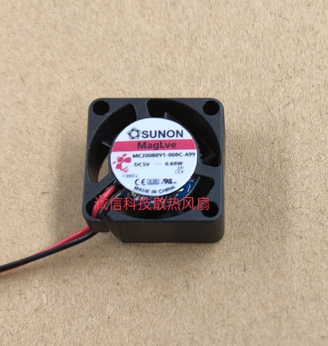 SUNON MC20080V1-000C-A99 20*20*8M 5V 0.68W Cooling Fan