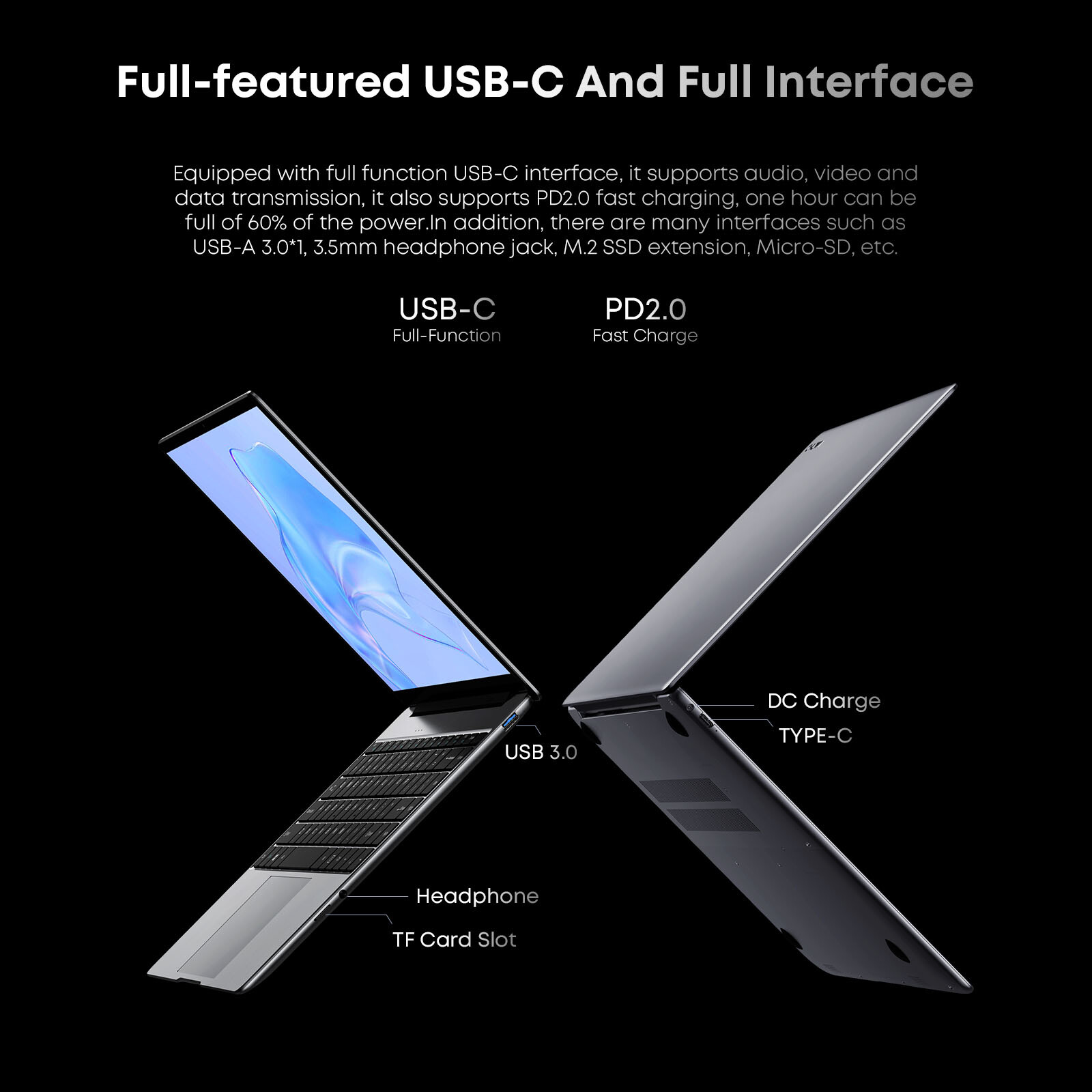 CHUWI CoreBook X 14.1” Laptop Intel Core i5-1035 4.4GHz 16GB RAM 512GB SSD W11H