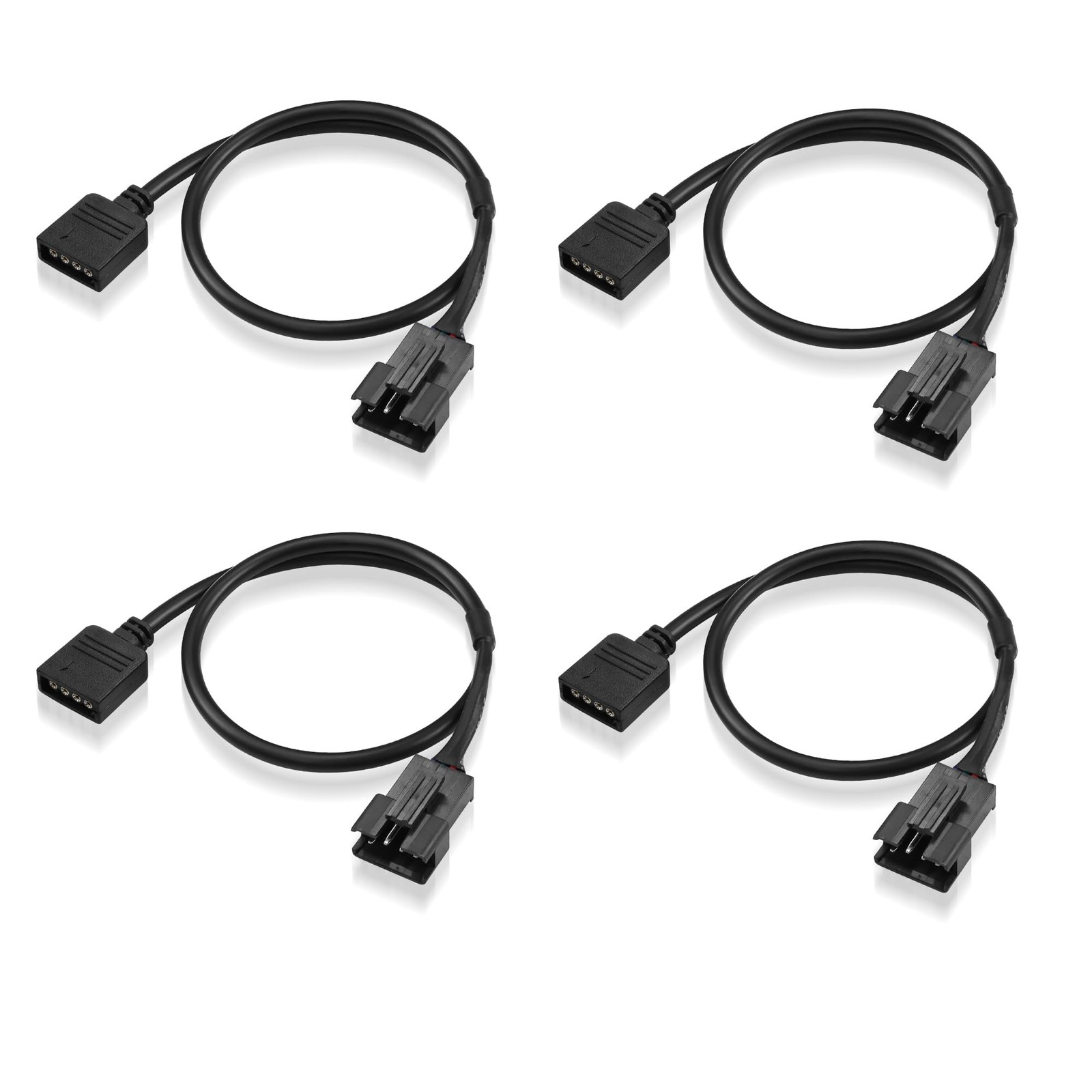 4 Pin RGB Extension Cable 12v 4 PIN to SM 4Pin Male ARGB Connector Adapter Ca…