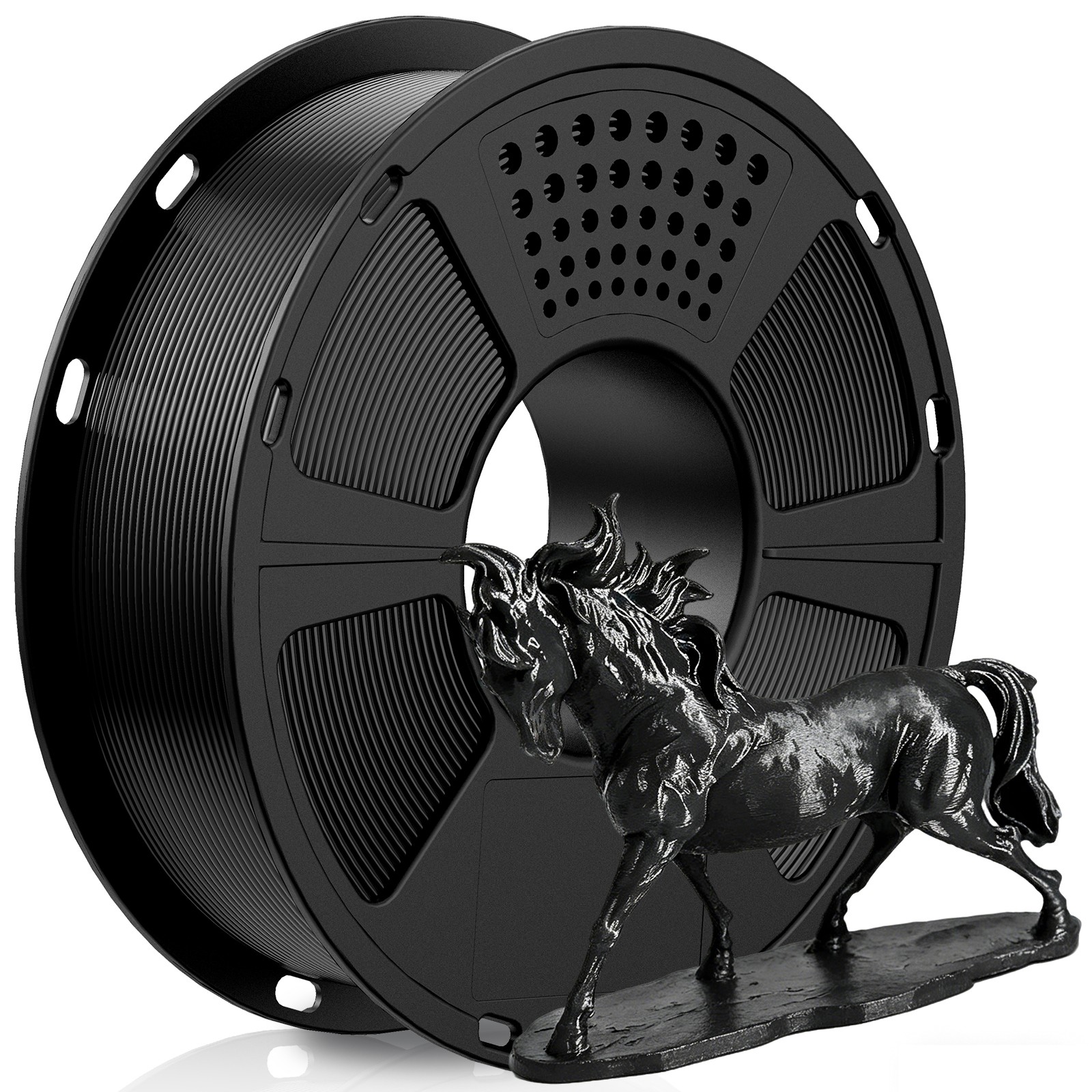 GEEETECH Consumable Regular PLA Black 1.75mm 1KG For 3D Printer Filament