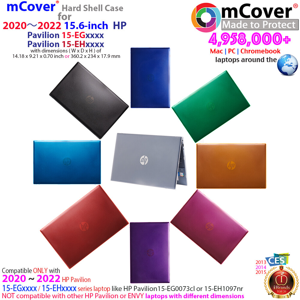 NEW mCover® Hard Shell Case for 15.6″ HP Pavilion 15-EGxx 15-EHxx series laptop