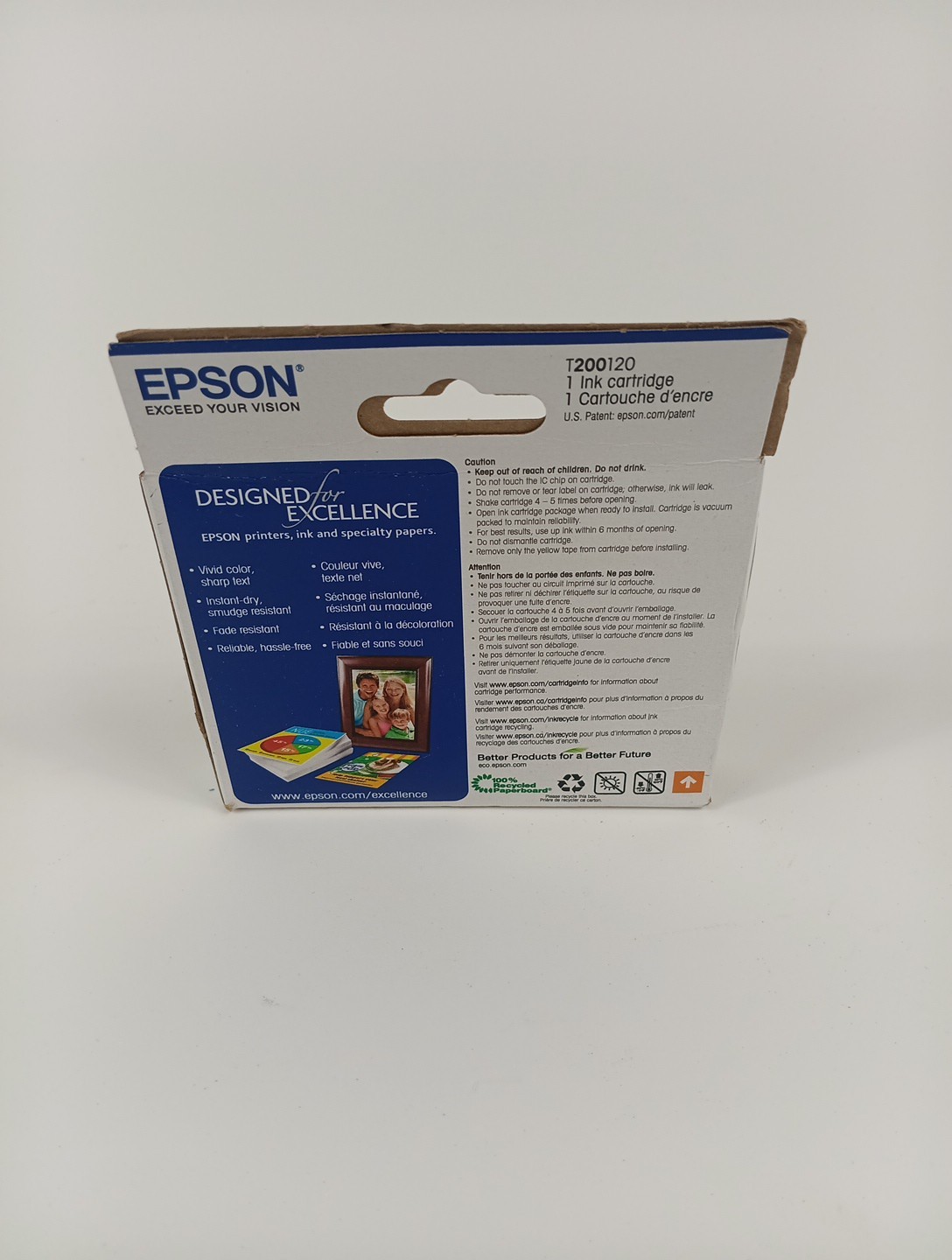 Genuine EPSON 200 BLACK Standard-capacity Ink Cartridges EXP 12/27 One Pack