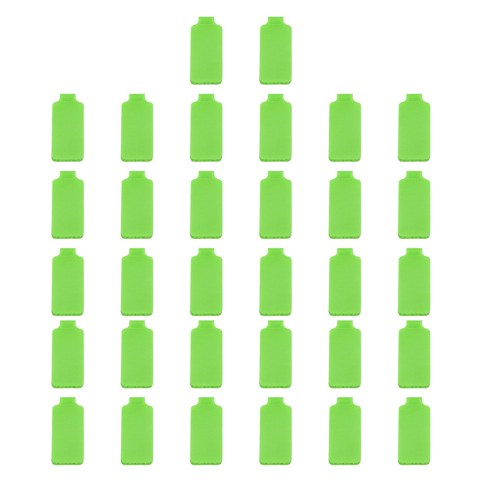 3.5 x 0.8 Inch Cable Labels, 32 Pcs Electronic Cable Identification Tags, Green