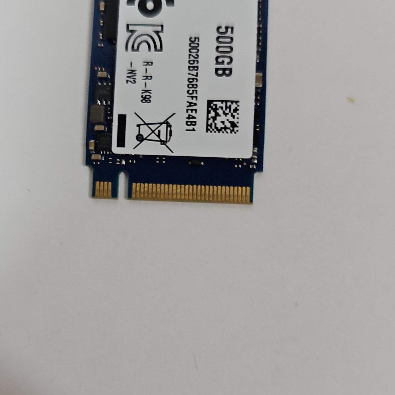 Kingston 2280mm NV2 500GB M.2 NVMe Gen 3.0 x 4 SSD SNV2S/500G