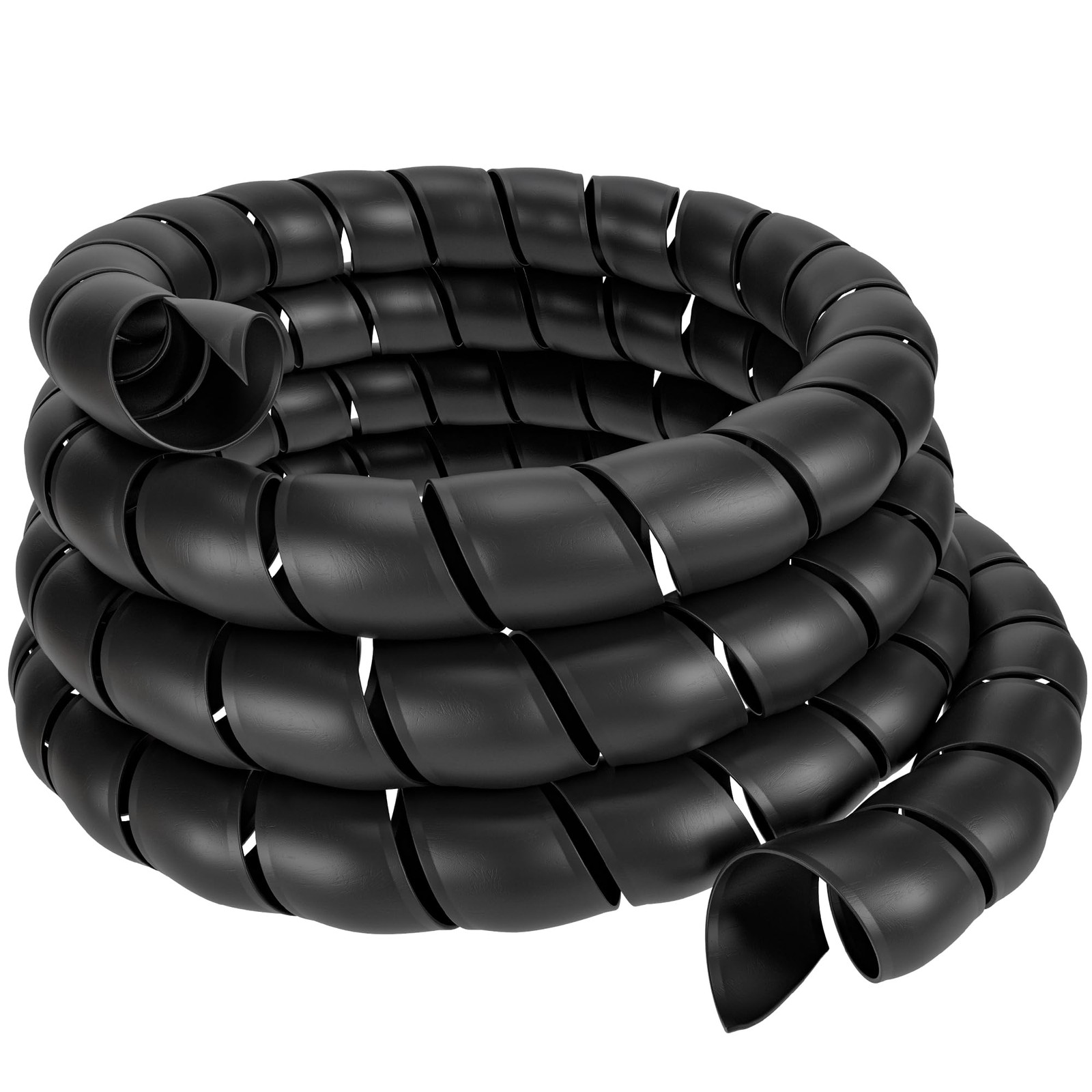 Hydraulic Hose Protector, 2″ OD x 10′ Length Spiral Wrap