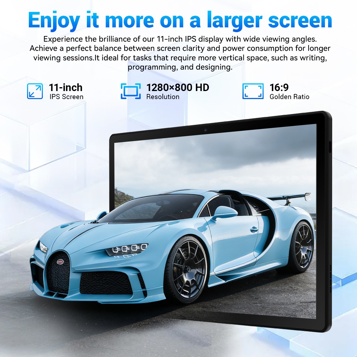 Tablet set Android 16 11 Inch 32GB+256GB 7800mAh Dual Camera Built-in Gemini AI