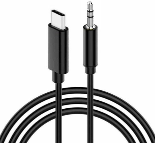 1M Car Stereo Android Type-C USB-C to 3.5mm Male Audio Jack AUX Cable Adapto lot