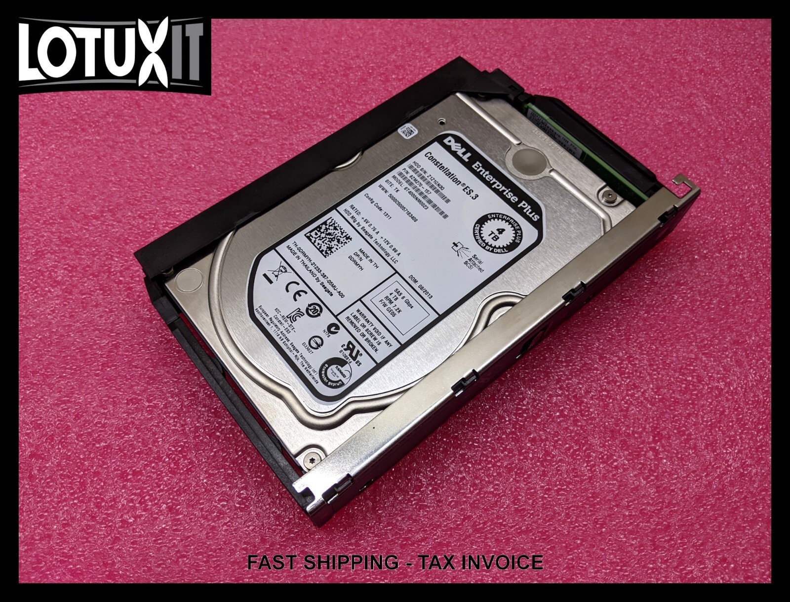 Dell Compellent 4TB SAS 6G 7.2K 3.5 HDD DRMYH SCv2080 SC280