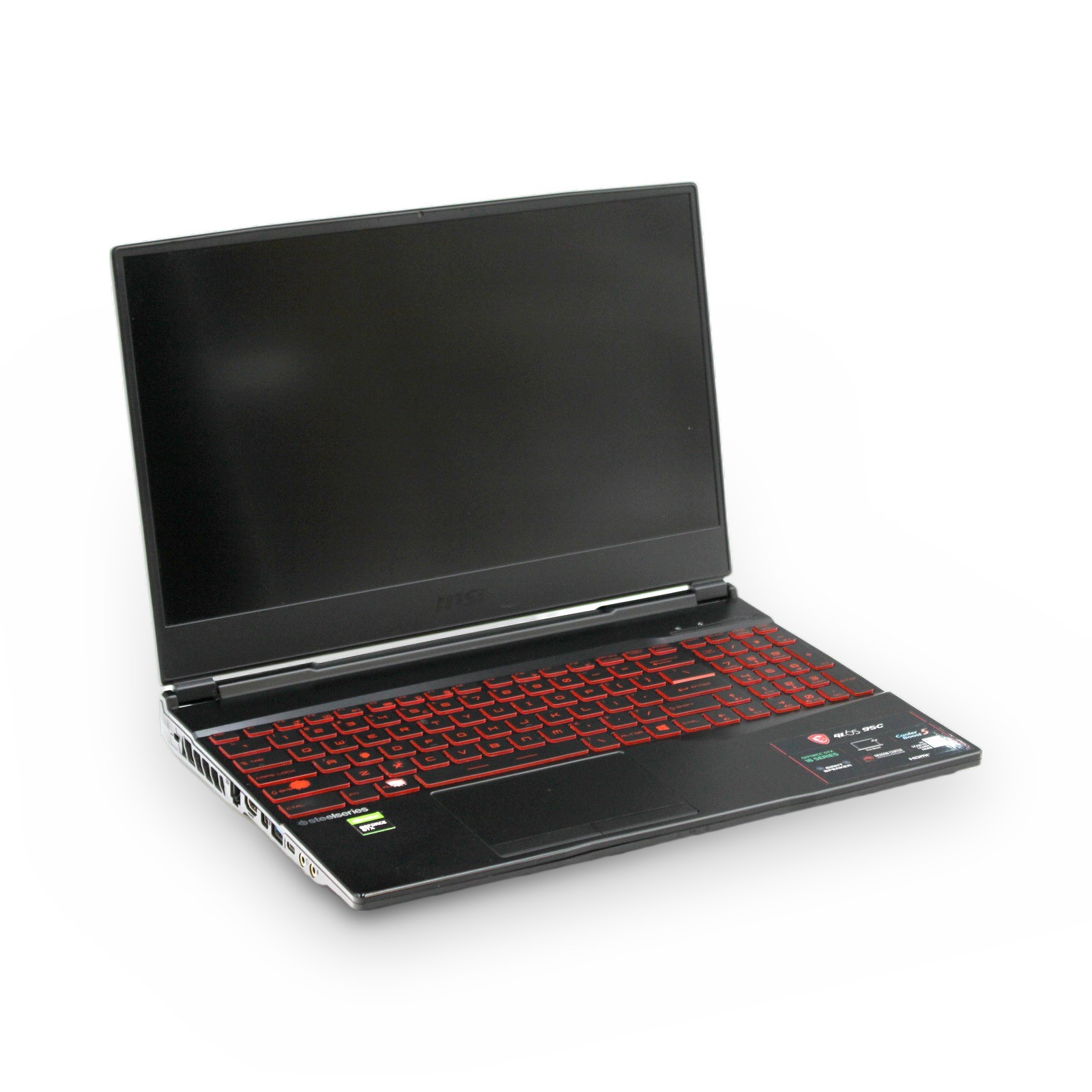 MSI GL65 9SC 15.6in i7-9750H 8GB 256GB SSD GTX 1650 Grade B No OS, Battery