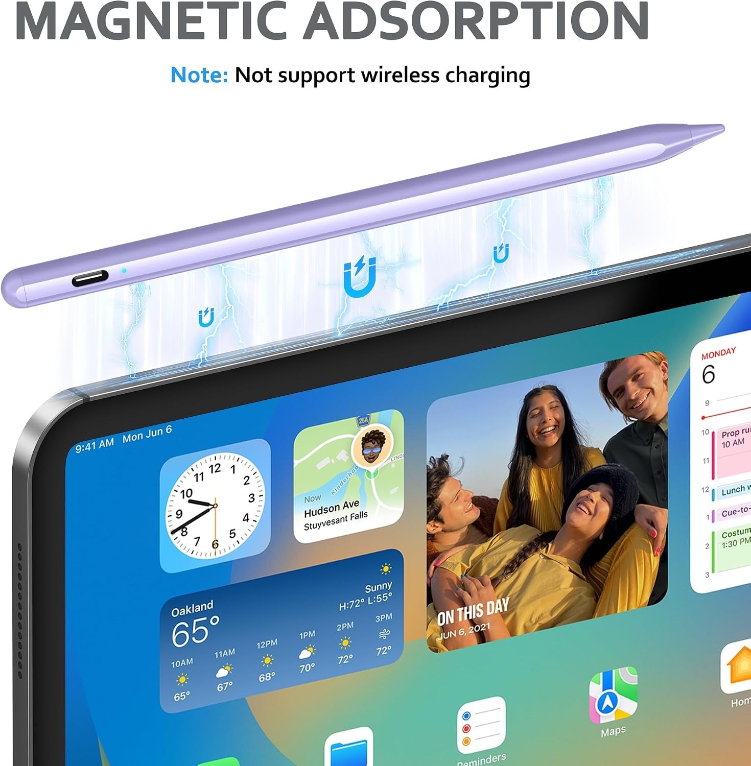 Versatile iOS & Android Stylus Pen – User-Friendly Rechargeable Design with Tips