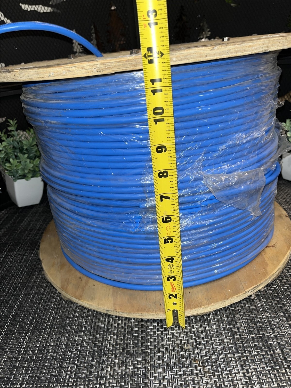 1000’ CAT6A Blue Ethernet Network Cable CMP Wire 500MHz Comtran Com-Link 1000Ft