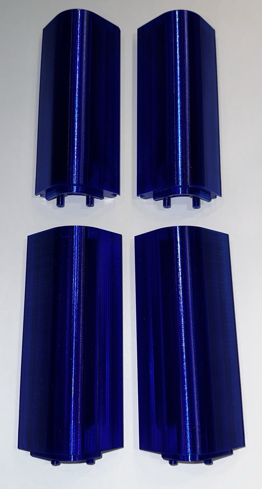 Flashforge ad5x Enclosure Kit Printed Parts Metallic Blue PETG Material.