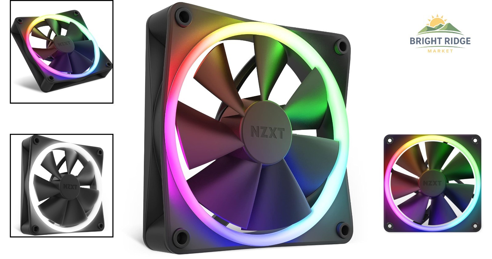 RGB PC Fan with Fluid Dynamic Bearing for Low Noise and High Performance
