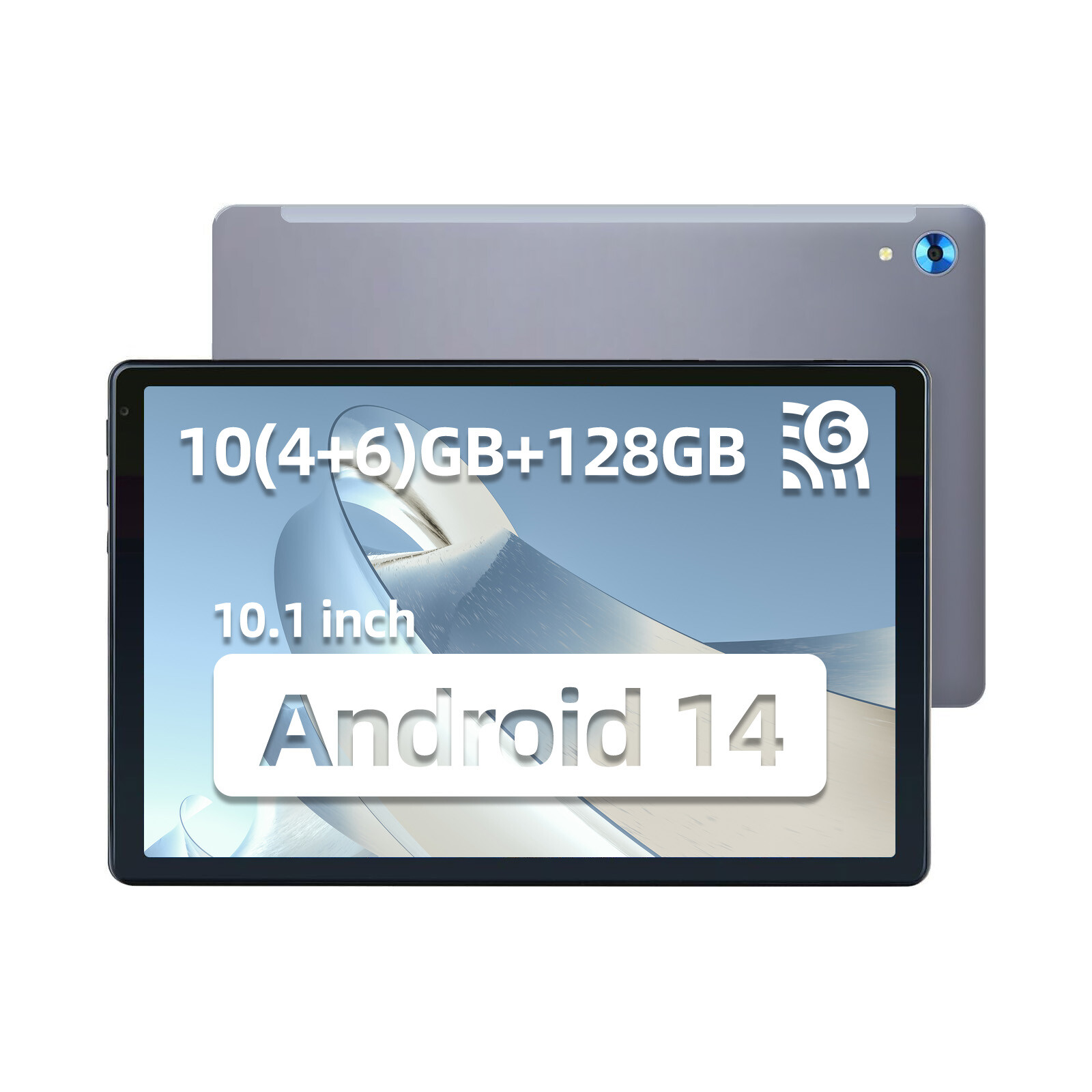 NEW 10.1 inch Android Tablet 10+128GB IPS Touchscreen Octa-core Processor Wi-Fi