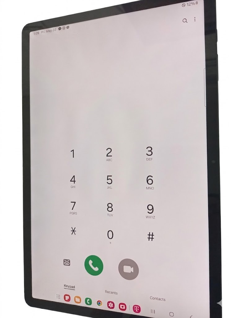 Unlocked Samsung Galaxy Tab S7 FE SM-T736 64GB Wi-Fi + 5G 12.4 in T-Mobile Black