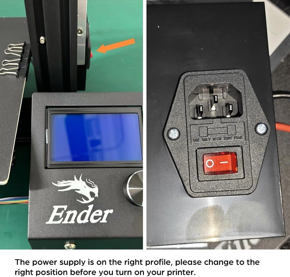 Creality Ender 3 3D Printer Fully Open Source Build Volume 8.66×8.66×9.84 inch