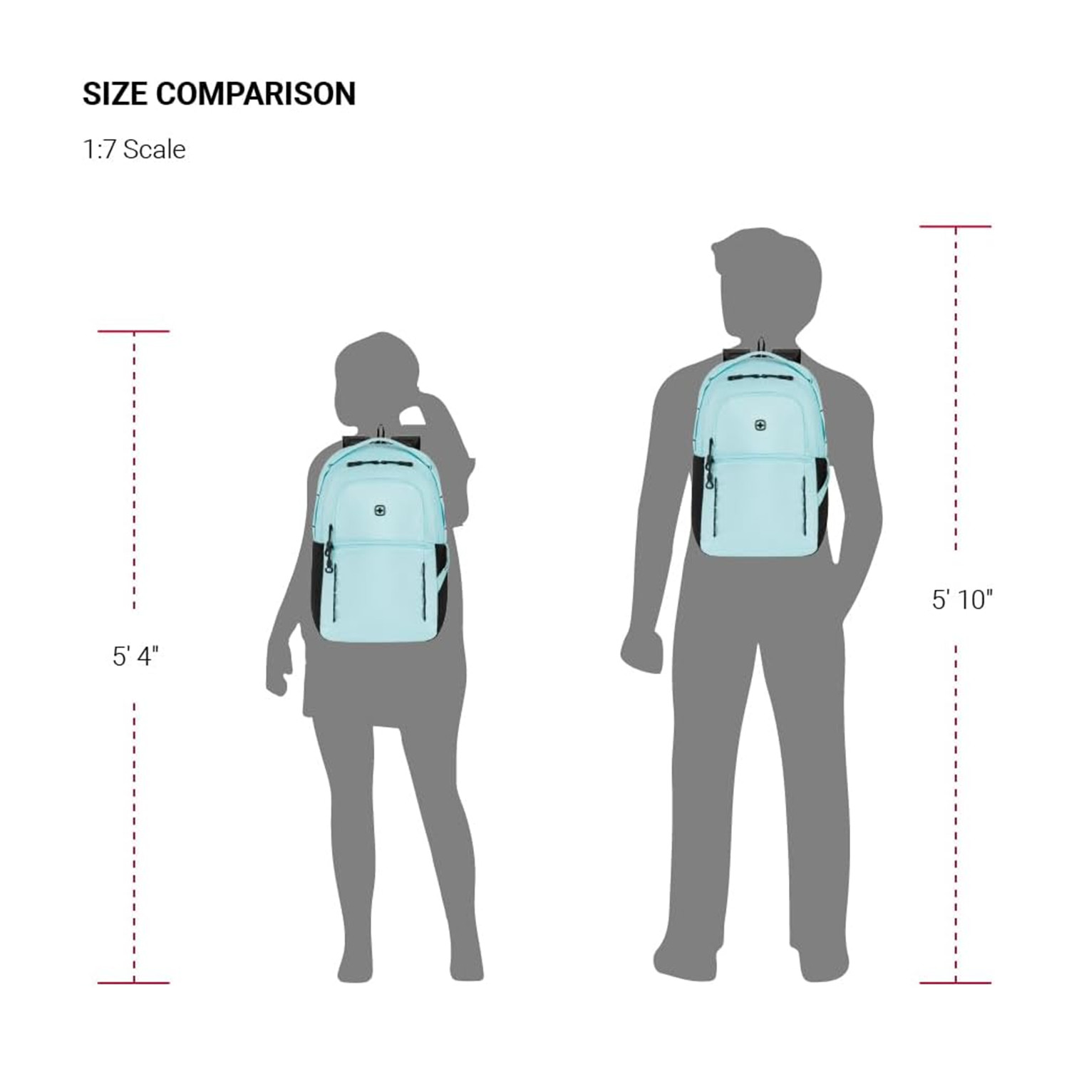SwissGear Versa Laptop Backpack  Clear Sky