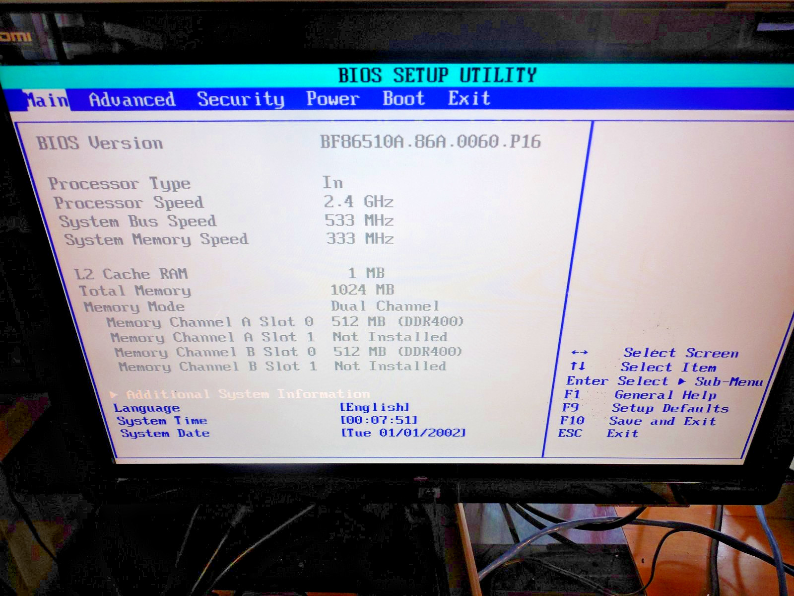Intel D865GBF D865PERC Socket mPGA478B Motherboard P4 2.8GHz 1024MB DDR 2(512mb)