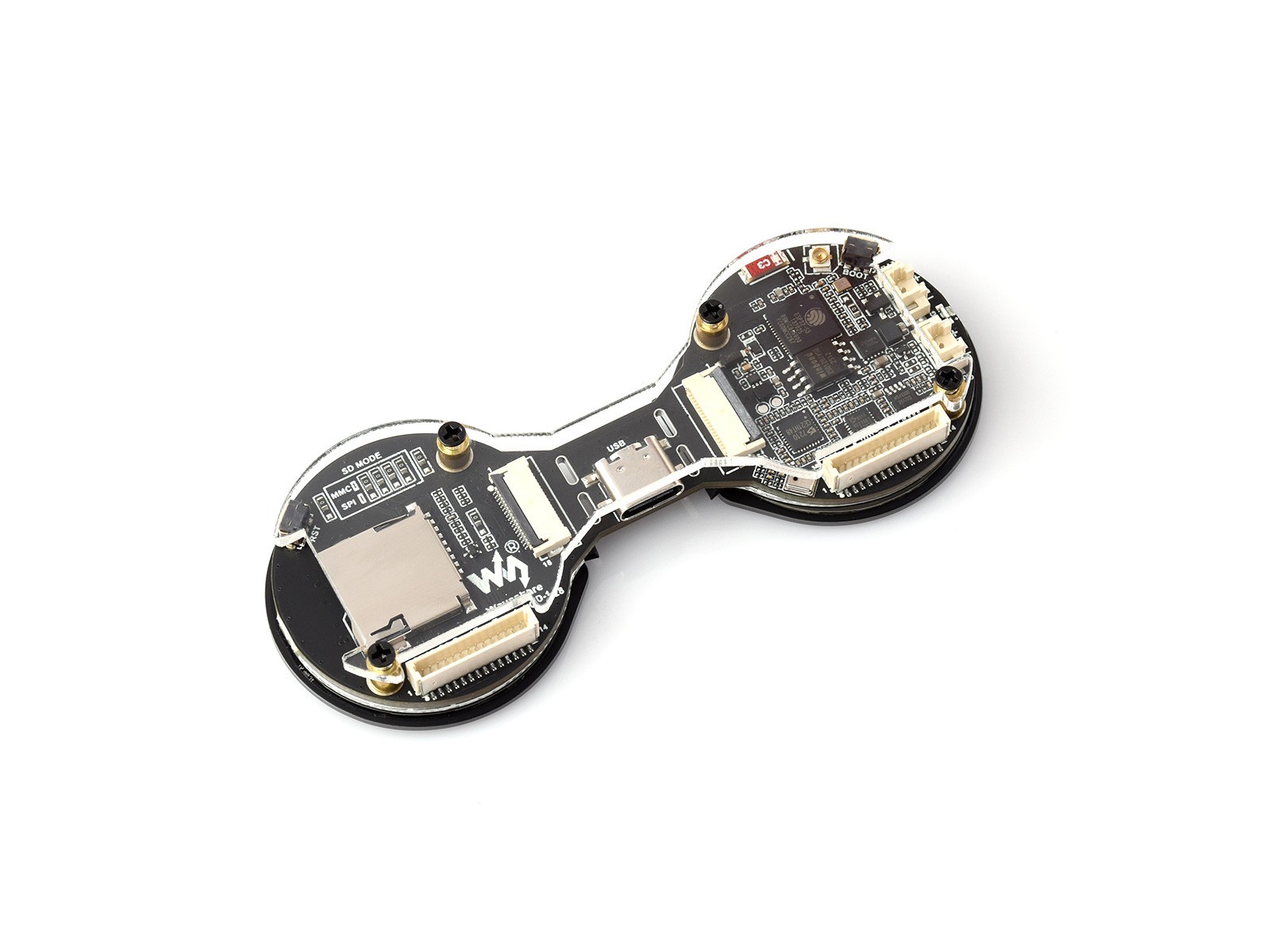 Waveshare ESP32-S3 1.28inch Double Eye Round LCD AIoT Development Board Wi-Fi