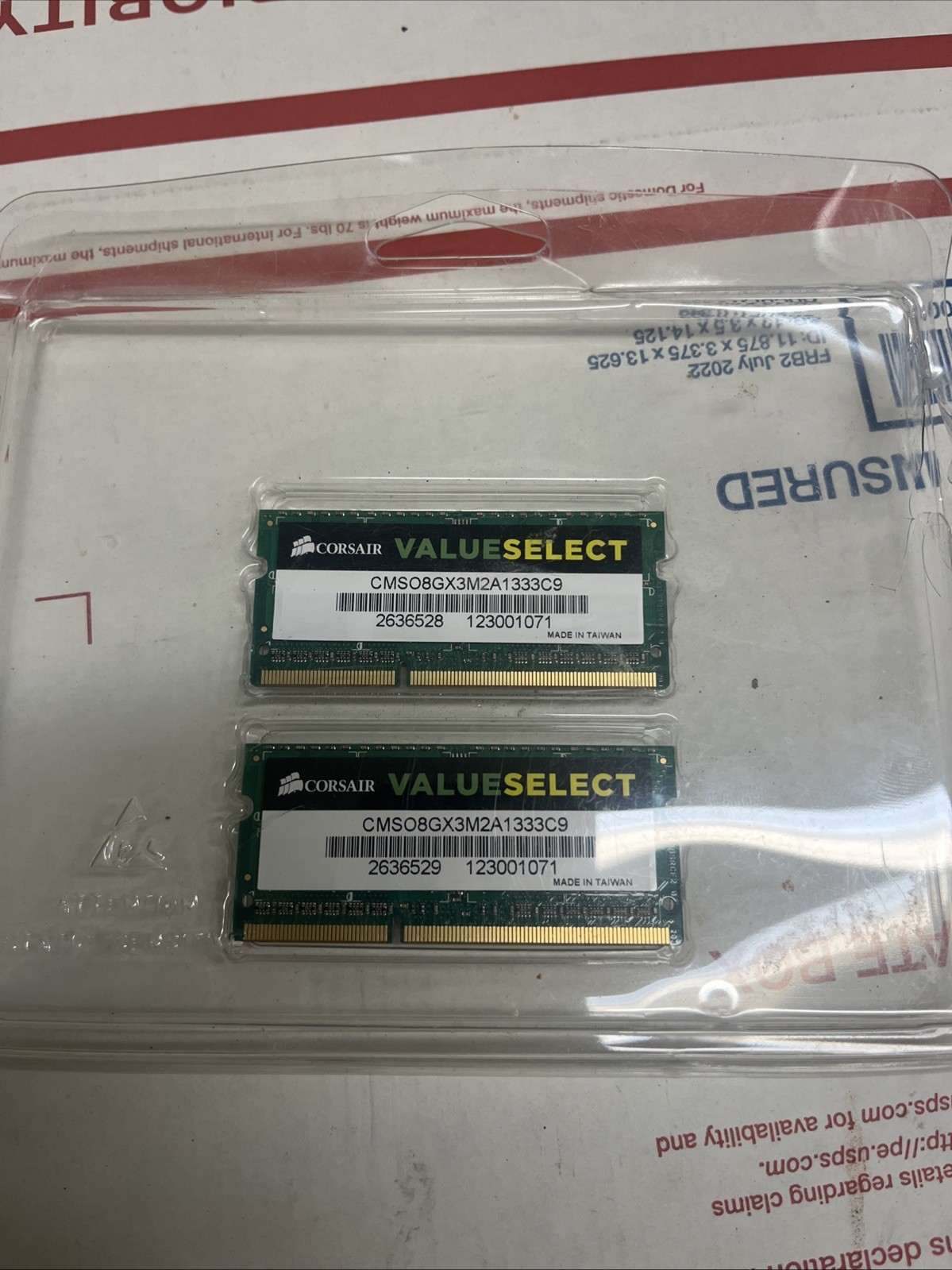 Corsair 16 GB (2x8GB) DDR3 1333 RAM SODIMM PC3-10600 CL9 CMSO8GX3M1A1333C9