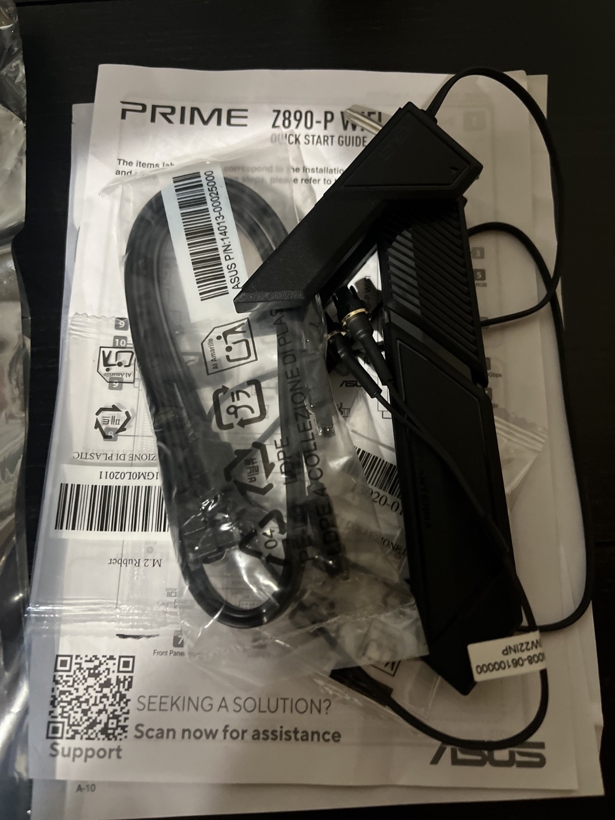 ASUS PRIME Z890-P WIFI LGA1851 ATX Motherboard DDR5 WiFi 7
