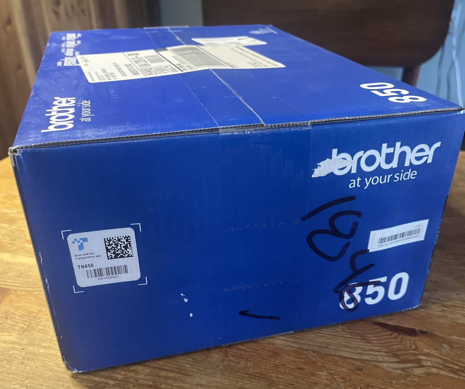 Brother TN850 Genuine/Original Black Laser Toner Cartridge Factory Sealed