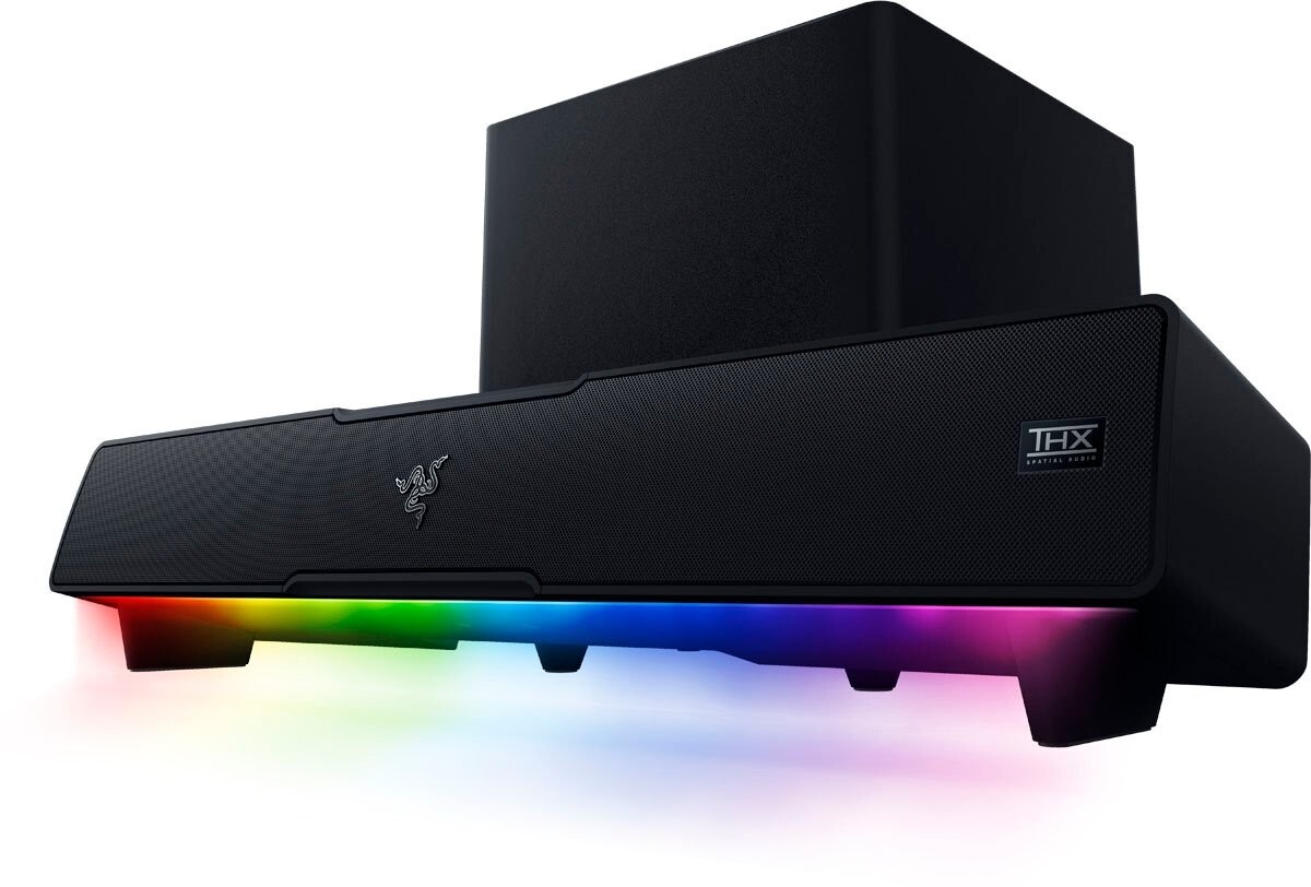 Bluetooth Gaming Speaker – Leviathan V2 RGB Light Soundbar+ Subwoofer