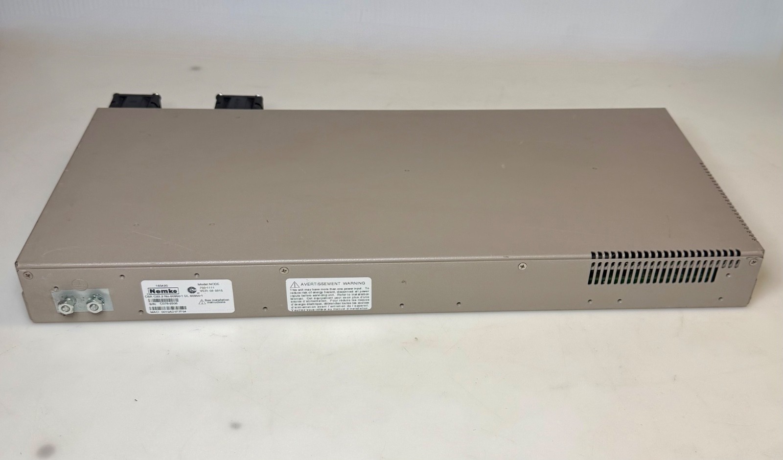 Accedian Networks MetroNODE 10GE NODE 750-111 Ethernet Demarcation Device