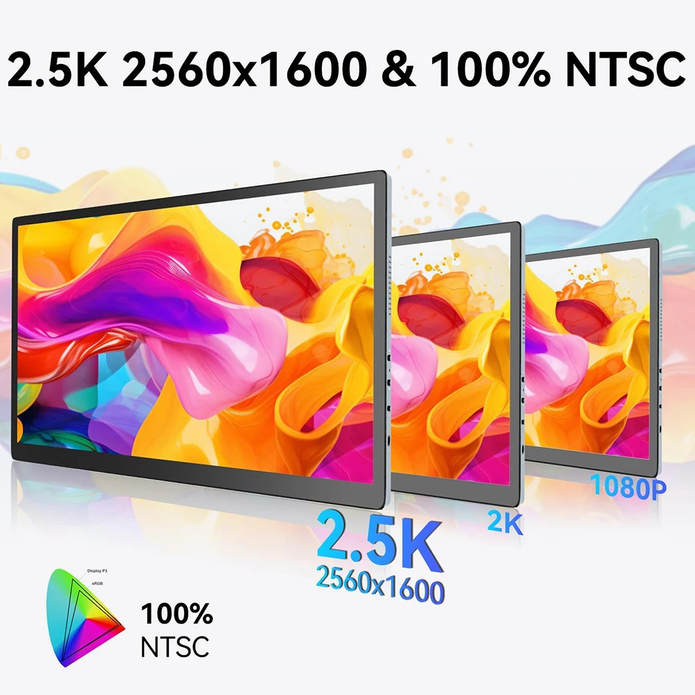 OLED 2.5K Portable Monitor Touchscreen 10.5″ 2560×1600 High-end fr Laptop Gaming